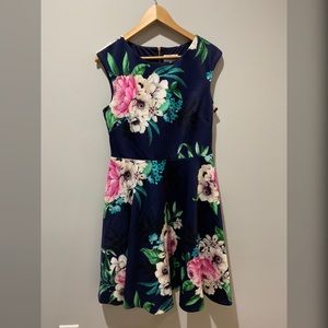 Eliza J size 10 floral print dress (never worn)